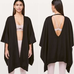 Lululemon Free To Coast Open Back Wrap Cardigan O/S